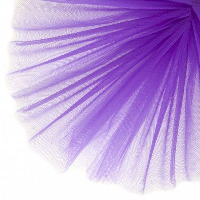 Фатин матовый 16-85, 12 гр/м2, шир.300см, цвет фиолетовый - купить в Екатеринбурге. Цена 96.31 руб.