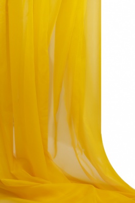 Портьерный капрон 13-0858, 47 гр/м2, шир.300см, цвет 21/жёлтый - купить в Екатеринбурге. Цена 137.27 руб.