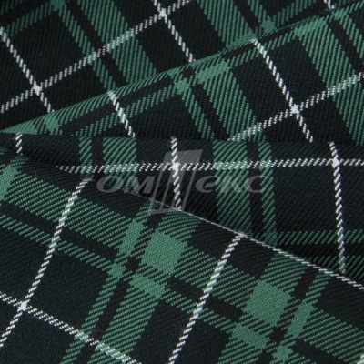 Ткань костюмная Клетка 25577, т.зеленый/зеленый./ч/бел, 230 г/м2, шир.150 см - купить в Екатеринбурге. Цена 539.74 руб.