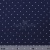 Креп стрейч Амузен, 85 г/м2, 19-3920 (т. синий)/белый мелкий горох, шир.150 см - купить в Екатеринбурге. Цена 220.50 руб.