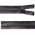 Молния водонепроницаемая PVC Т-7, 20 см, неразъемная, цвет (301)-т.серый - купить в Екатеринбурге. Цена: 21.56 руб.