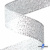 Лента металлизированная "ОмТекс", 25 мм/уп.22,8+/-0,5м, цв.- серебро - купить в Екатеринбурге. Цена: 96.64 руб.