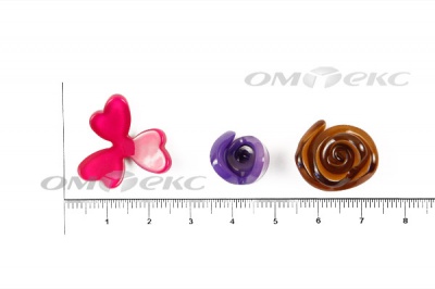 Украшение "Розы малые №1" 20мм - купить в Екатеринбурге. Цена: 32.49 руб.