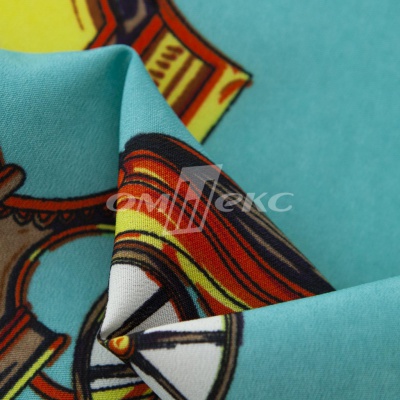 Плательная ткань "Фламенко" 16.2, 80 гр/м2, шир.150 см, принт этнический - купить в Екатеринбурге. Цена 241.49 руб.