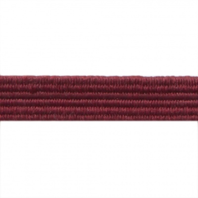 Резиновые нити с текстильным покрытием, шир. 6 мм ( упак.30 м/уп), цв.- 88-бордо - купить в Екатеринбурге. Цена: 155.22 руб.