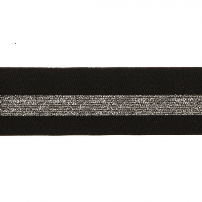 #2/6-Лента эластичная вязаная с рисунком шир.52 мм (45,7+/-0,5 м/бобина) - купить в Екатеринбурге. Цена: 69.33 руб.