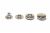 Кнопка металлическая "Альфа" с пружиной, 15 мм (уп. 720+/-20 шт), цвет никель - купить в Екатеринбурге. Цена: 1 466.73 руб.