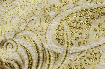 Ткань костюмная жаккард №5, 140 гр/м2, шир.150см, цвет золото - купить в Екатеринбурге. Цена 383.29 руб.