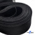 Регилиновая лента мягкая, пластик, шир.40мм, (уп.22+/-0,5м), цв.- черный - купить в Екатеринбурге. Цена: 294 руб.