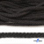 Шнур плетеный d-6 мм круглый, 70% хлопок 30% полиэстер, уп.90+/-1 м, цв.1078-черный - купить в Екатеринбурге. Цена: 588 руб.