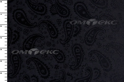 Ткань подкладочная жаккард Р14098, чёрный, 85 г/м2, шир. 150 см, 230T - купить в Екатеринбурге. Цена 166.45 руб.