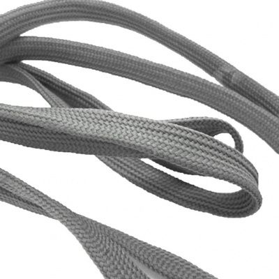 Шнурки т.5 80 см серый - купить в Екатеринбурге. Цена: 16.76 руб.