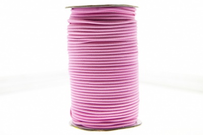 0370-1301-Шнур эластичный 3 мм, (уп.100+/-1м), цв.141- розовый - купить в Екатеринбурге. Цена: 459.62 руб.