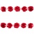 Тесьма плетеная "Рюш", упак. 9,14 м, цвет красный - купить в Екатеринбурге. Цена: 46.82 руб.