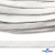 Шнур плетеный d-8 мм плоский, 70% хлопок 30% полиэстер, уп.85+/-1 м, цв.1018-белый - купить в Екатеринбурге. Цена: 735 руб.