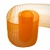 Лента капроновая "Гофре", шир. 110 мм/уп. 50 м, цвет оранжевый - купить в Екатеринбурге. Цена: 26.93 руб.