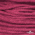 Шнур плетеный d-6 мм, 70% хлопок 30% полиэстер, уп.90+/-1 м, цв.1068-фуксия - купить в Екатеринбурге. Цена: 588 руб.