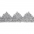 Тесьма металлизированная 0384-0240, шир. 40 мм/уп. 25+/-1 м, цвет серебро - купить в Екатеринбурге. Цена: 490.74 руб.