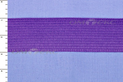 Окантовочная тесьма №0225, шир. 22 мм (в упак. 100 м), цвет фиолет - купить в Екатеринбурге. Цена: 271.60 руб.
