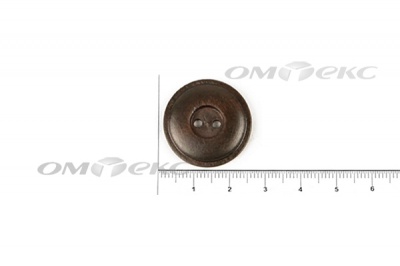 Пуговица деревянная круглая №54 (25мм) - купить в Екатеринбурге. Цена: 4.12 руб.