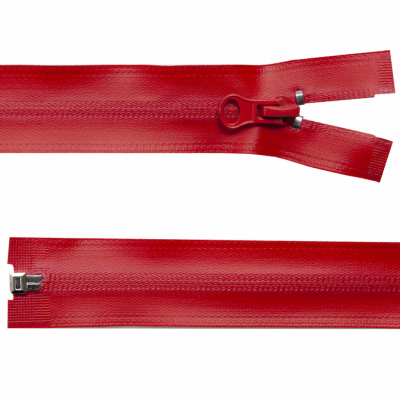Молния водонепроницаемая PVC Т-7, 60 см, разъемная, цвет (820) красный - купить в Екатеринбурге. Цена: 49.39 руб.