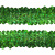Тесьма с пайетками D4, шир. 30 мм/уп. 25+/-1 м, цвет зелёный - купить в Екатеринбурге. Цена: 1 087.39 руб.