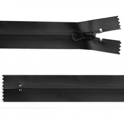 Молния водонепроницаемая PVC Т-7, 20 см, неразъемная, цвет чёрный - купить в Екатеринбурге. Цена: 21.56 руб.
