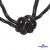 Шнурки #3-10, круглые с наполнителем 130 см, светоотражающие, цв.-чёрный - купить в Екатеринбурге. Цена: 75.38 руб.