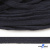 Шнур плетеный d-8 мм плоский, 70% хлопок 30% полиэстер, уп.85+/-1 м, цв.1010-т.синий - купить в Екатеринбурге. Цена: 735 руб.