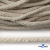 Шнур плетеный d-6 мм круглый, 70% хлопок 30% полиэстер, уп.90+/-1 м, цв.1077-лён - купить в Екатеринбурге. Цена: 588 руб.