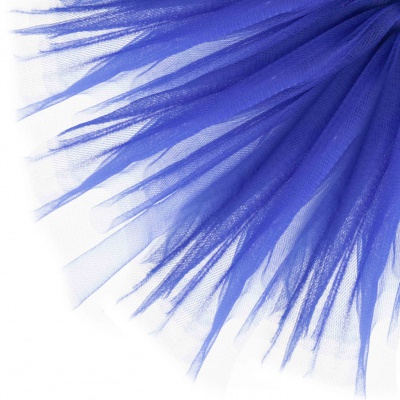 Фатин матовый 16-101, 12 гр/м2, шир.300см, цвет т.синий - купить в Екатеринбурге. Цена 101.95 руб.
