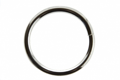 Кольцо металлическое d-38 мм, цв.-никель - купить в Екатеринбурге. Цена: 4.89 руб.