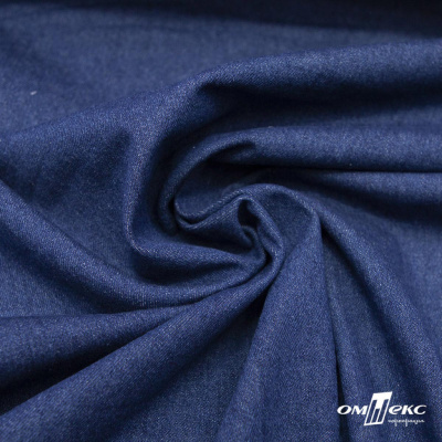 Ткань костюмная "Джинс", 315 г/м2, 100% хлопок, шир. 150 см,   Цв. 7/ Dark blue - купить в Екатеринбурге. Цена 588 руб.
