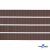 Репсовая лента 005, шир. 6 мм/уп. 50+/-1 м, цвет коричневый - купить в Екатеринбурге. Цена: 88.45 руб.