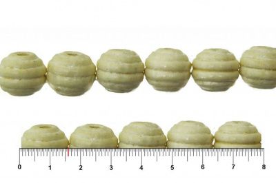 0309-Бусины деревянные "ОмТекс", 16 мм, упак.50+/-3шт, цв.035-белый - купить в Екатеринбурге. Цена: 62.22 руб.