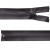 Молния водонепроницаемая PVC Т-7, 60 см, разъемная, цвет (301) т.серый - купить в Екатеринбурге. Цена: 49.39 руб.