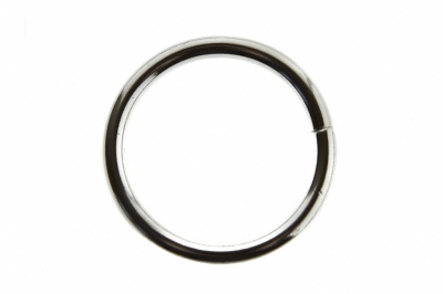 Кольцо металлическое d-32 мм, цв.-никель - купить в Екатеринбурге. Цена: 3.54 руб.