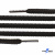 Шнурки #106-09, круглые 130 см, цв.чёрный - купить в Екатеринбурге. Цена: 21.92 руб.