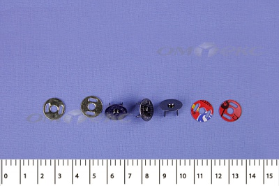 Кнопки магнитные МКМ-02, диам. 18 мм, чёрный никель - купить в Екатеринбурге. Цена: 14.49 руб.