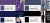 Костюмная ткань "Элис" 18-3921, 200 гр/м2, шир.150см, цвет голубика - купить в Екатеринбурге. Цена 303.10 руб.