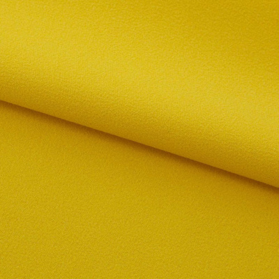 Креп стрейч Амузен 14-0756, 85 гр/м2, шир.150см, цвет жёлтый - купить в Екатеринбурге. Цена 196.05 руб.