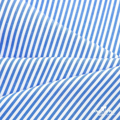 Ткань сорочечная Полоска Кенди, 115 г/м2, 58% пэ,42% хл, шир.150 см, цв.3-синий, (арт.110) - купить в Екатеринбурге. Цена 306.69 руб.