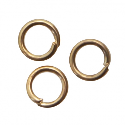 Кольцо  соединительное для бижутерии 4 мм, цв.-золото - купить в Екатеринбурге. Цена: 0.41 руб.