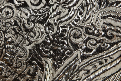 Ткань костюмная жаккард №11, 140 гр/м2, шир.150см, цвет тем.серебро - купить в Екатеринбурге. Цена 383.29 руб.