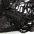 Трикотажное полотно с пайетками, шир.130 см, #311-бахрома чёрная - купить в Екатеринбурге. Цена 1 183.35 руб.