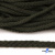 Шнур плетеный d-6 мм круглый, 70% хлопок 30% полиэстер, уп.90+/-1 м, цв.1075-хаки - купить в Екатеринбурге. Цена: 588 руб.