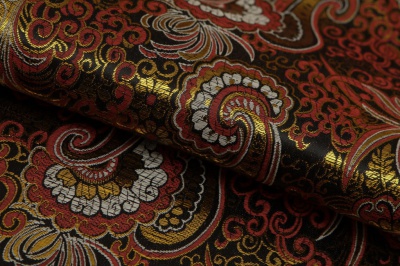 Ткань костюмная жаккард, 135 гр/м2, шир.150см, цвет бордо№6 - купить в Екатеринбурге. Цена 441.95 руб.