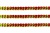 Пайетки "ОмТекс" на нитях, CREAM, 6 мм С / упак.73+/-1м, цв. 96 - красный - купить в Екатеринбурге. Цена: 484.77 руб.