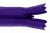 Молния потайная Т3 866, 20 см, капрон, цвет фиолетовый - купить в Екатеринбурге. Цена: 5.27 руб.