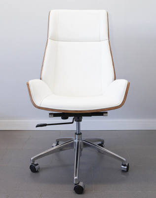 Кресло из натуральной кожи, каркас дерево арт. FX-BC06 - купить в Екатеринбурге. Цена 34 820.52 руб.